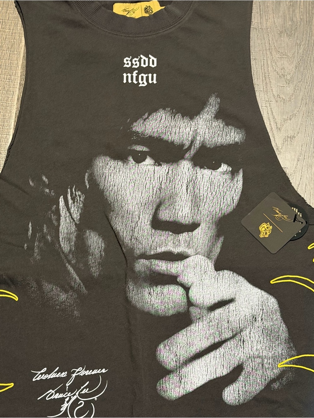 DARC SPORT X BRUCE LEE LIMITED EDITION MUSCLE TANK / SLEEVELESS TEE